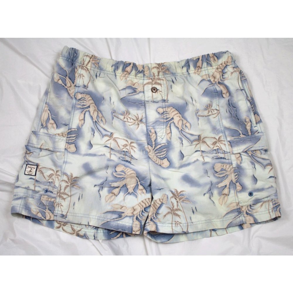 Tommy Bahama Mens Nylon‎ Lobster Tropical Print Swi